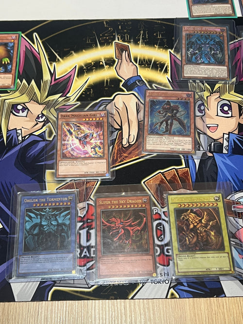 yu-gi-oh collection Bundle [ egyptian gods + dark magician girl + 400 cards ]