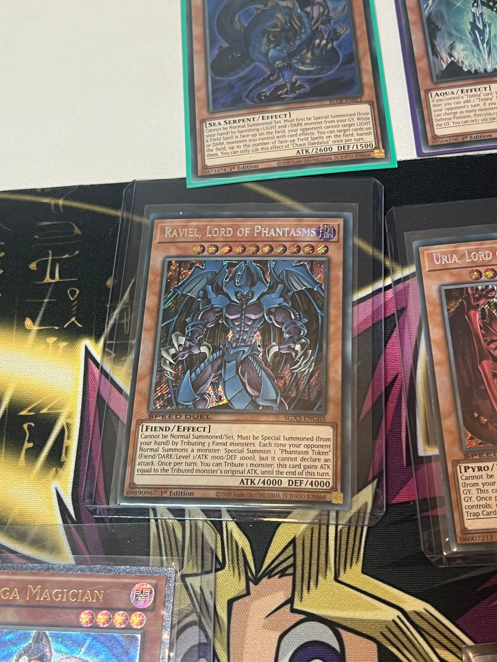 yu-gi-oh collection Bundle [ egyptian gods + dark magician girl + 400 cards ]