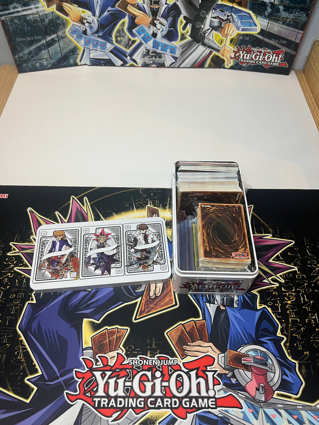 yu-gi-oh collection Bundle [ egyptian gods + dark magician girl + 400 cards ]
