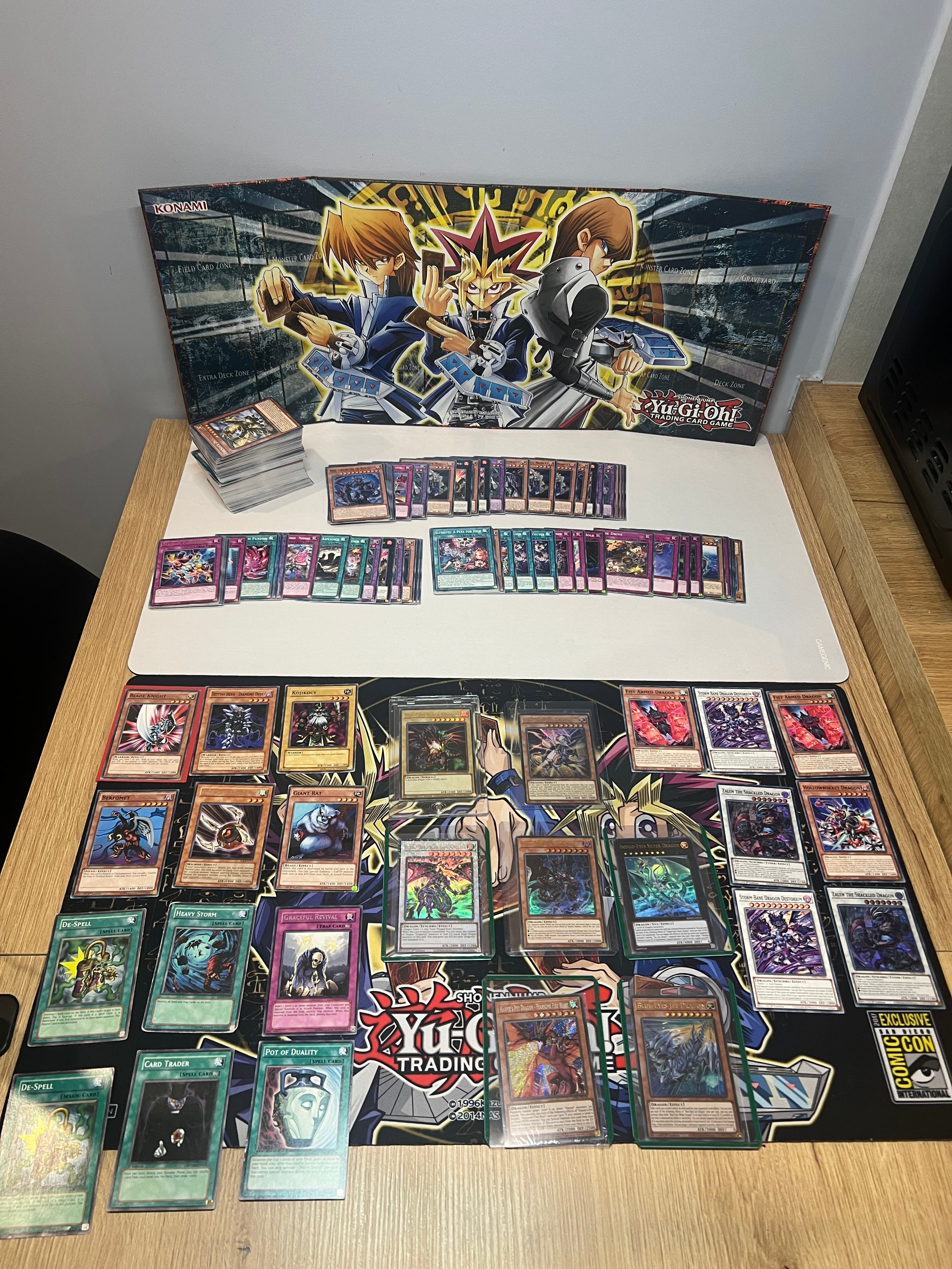Yugioh bundle with dragons collection + 300 cards collection ]