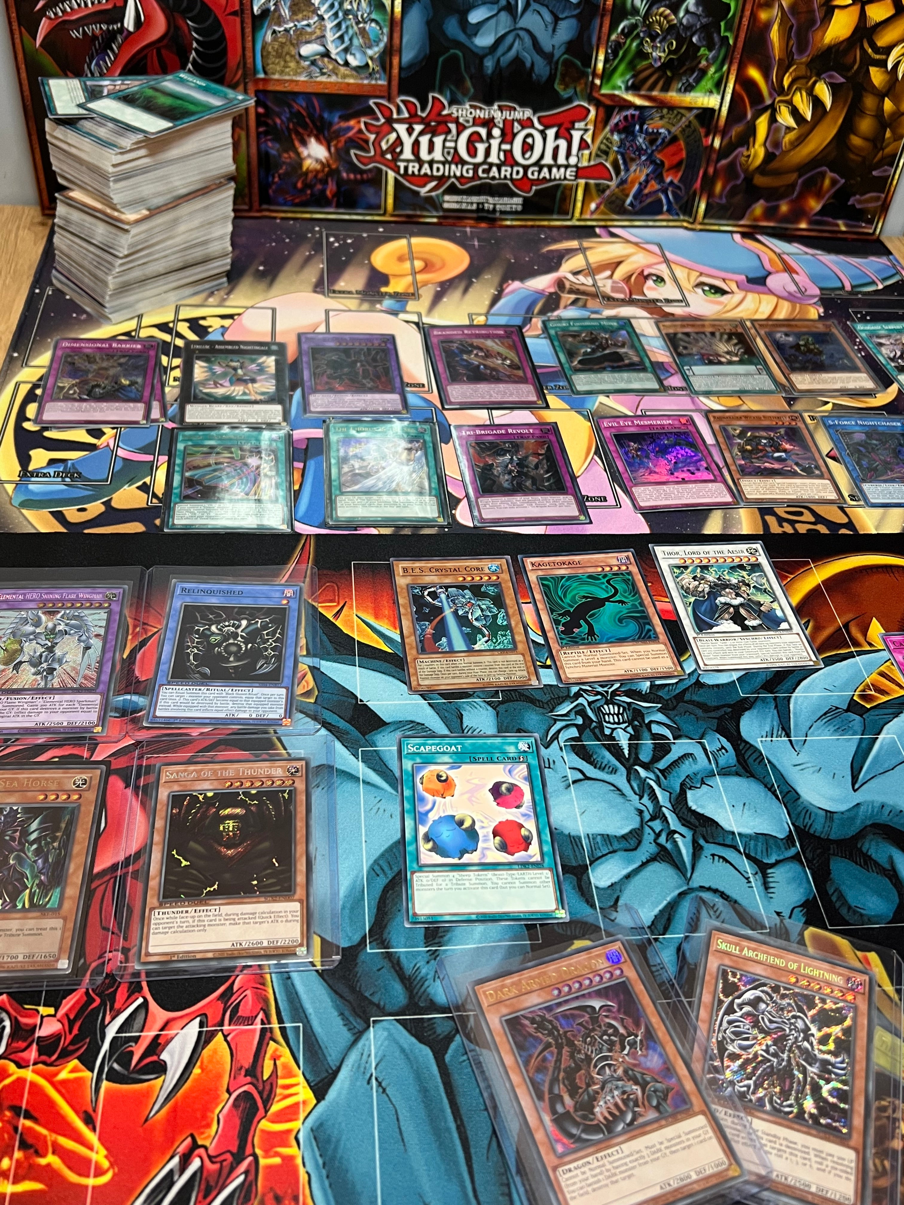Yu-gi-oh collection [oldschool cards + anime cards ]