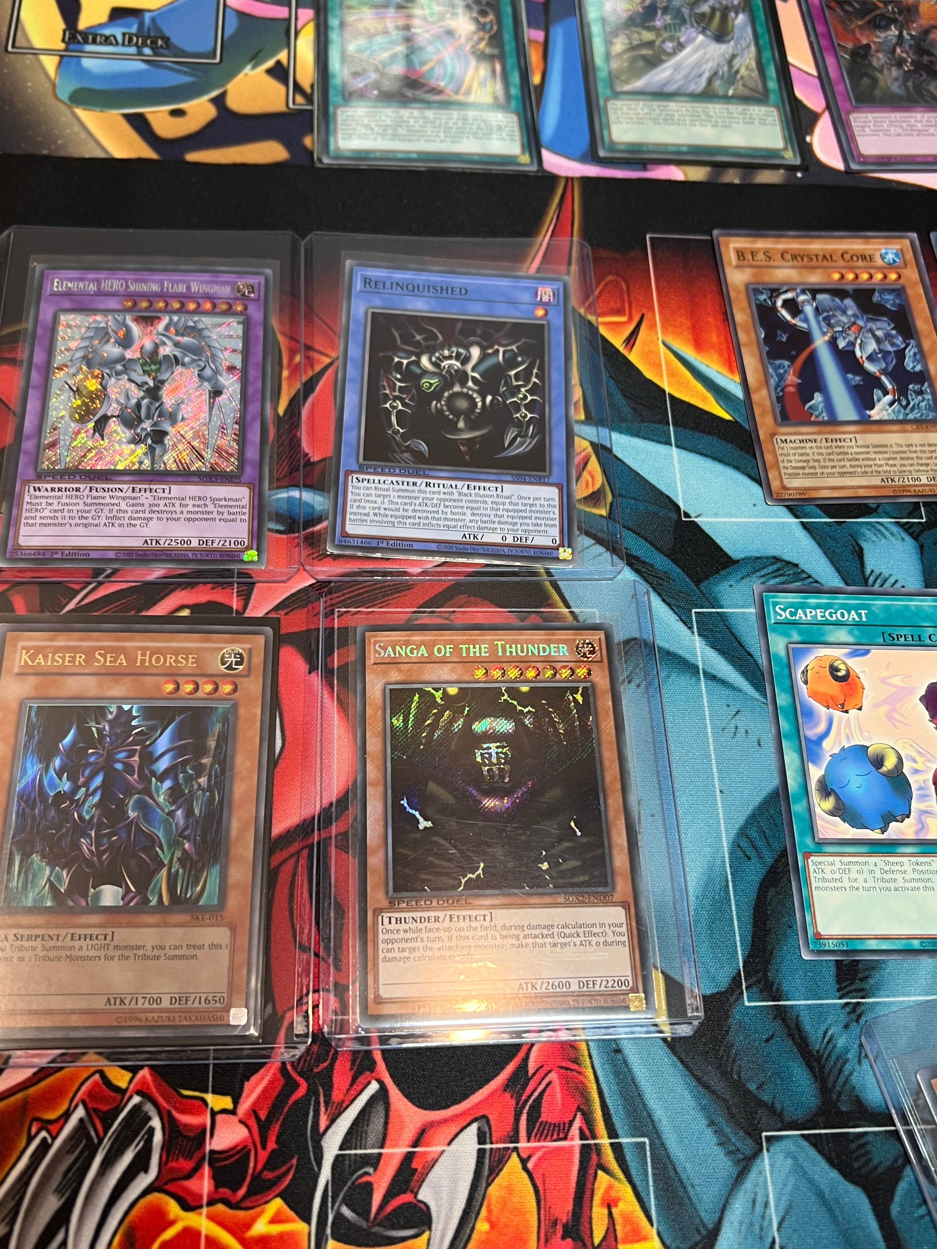 Yu-gi-oh collection [oldschool cards + anime cards ]