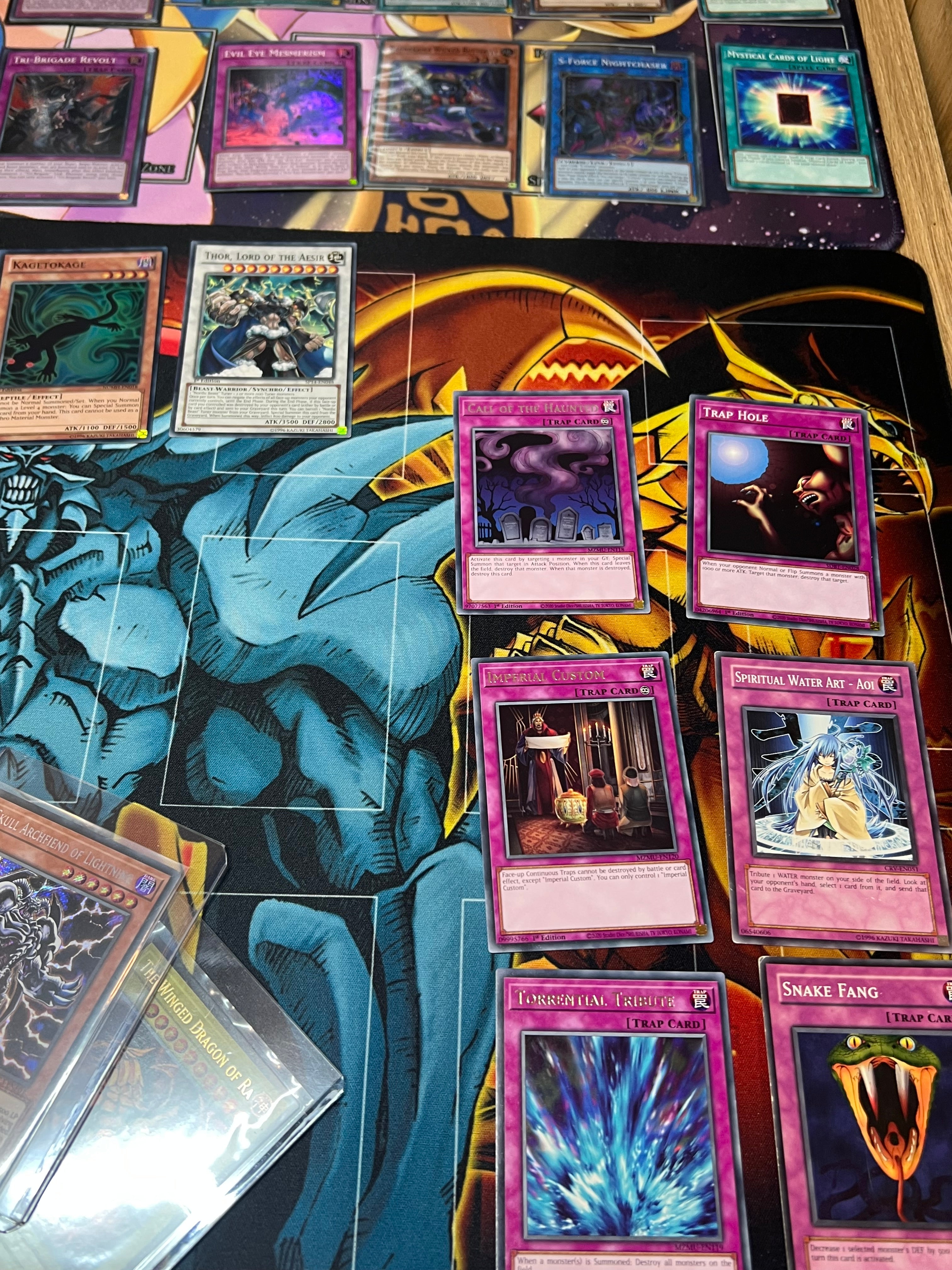 Yu-gi-oh collection [oldschool cards + anime cards ]