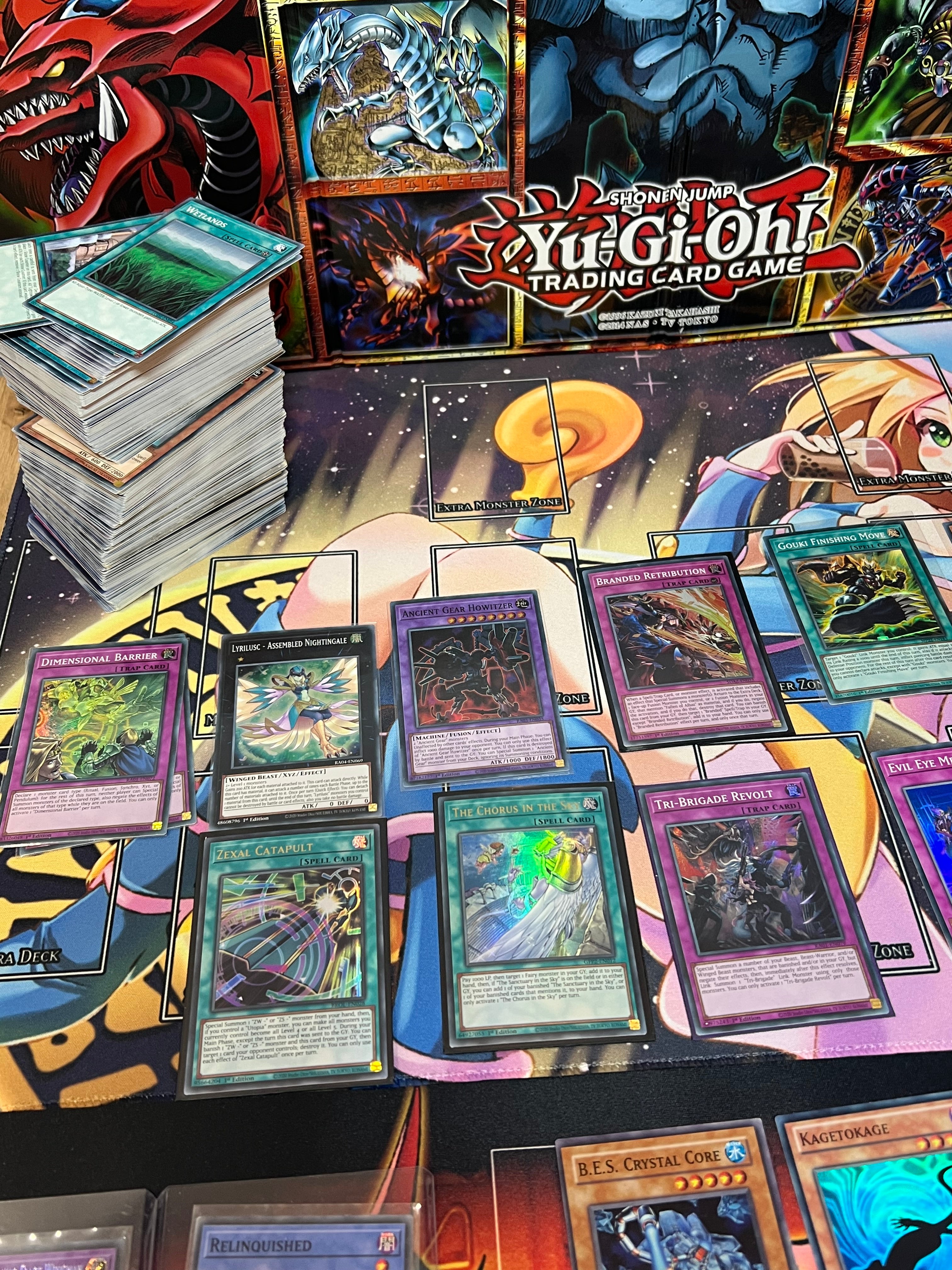 Yu-gi-oh collection [oldschool cards + anime cards ]