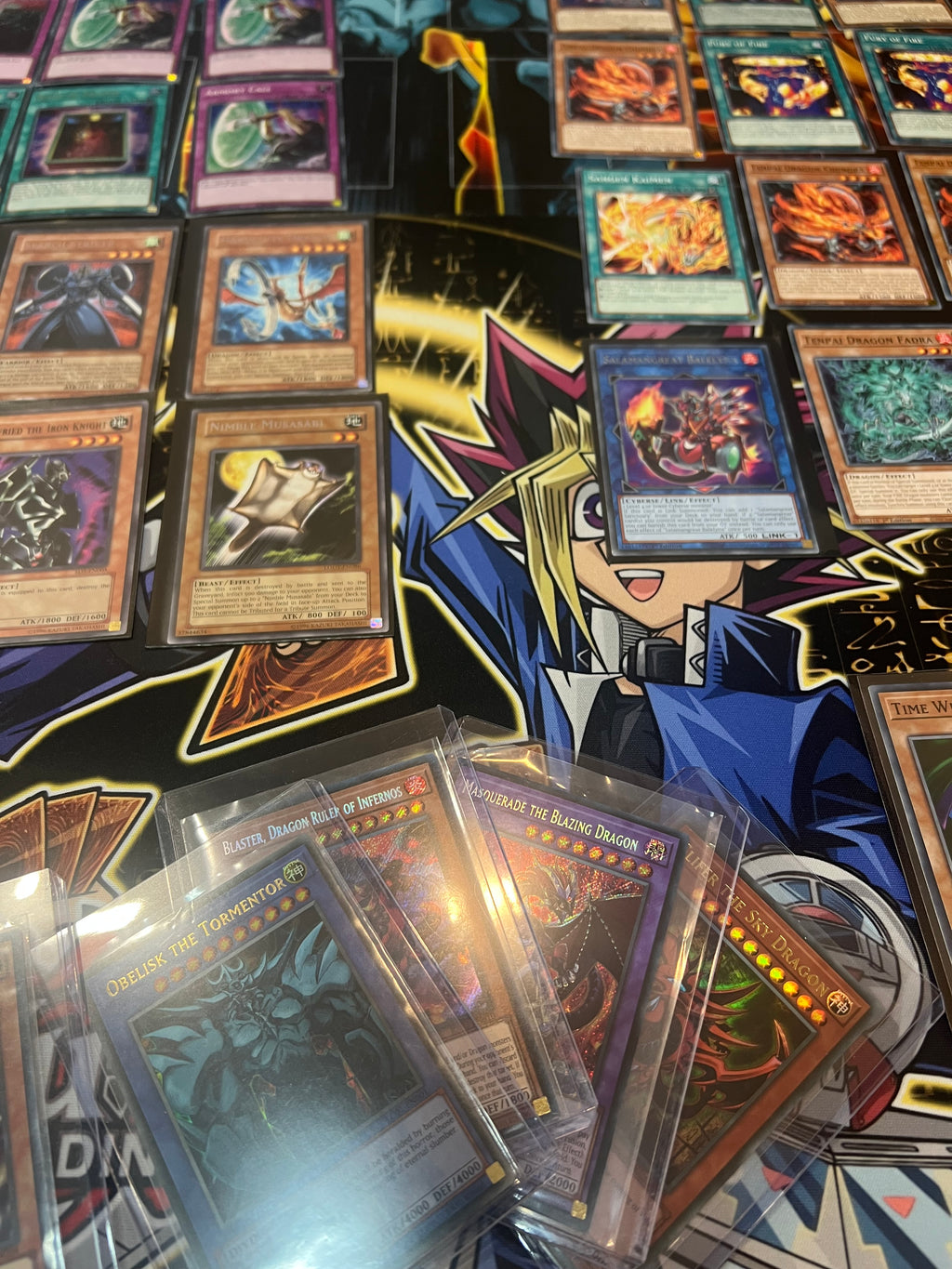 Yu-gi-oh collection bundles with Silent Magician , Egyptian gods + 500 cards!