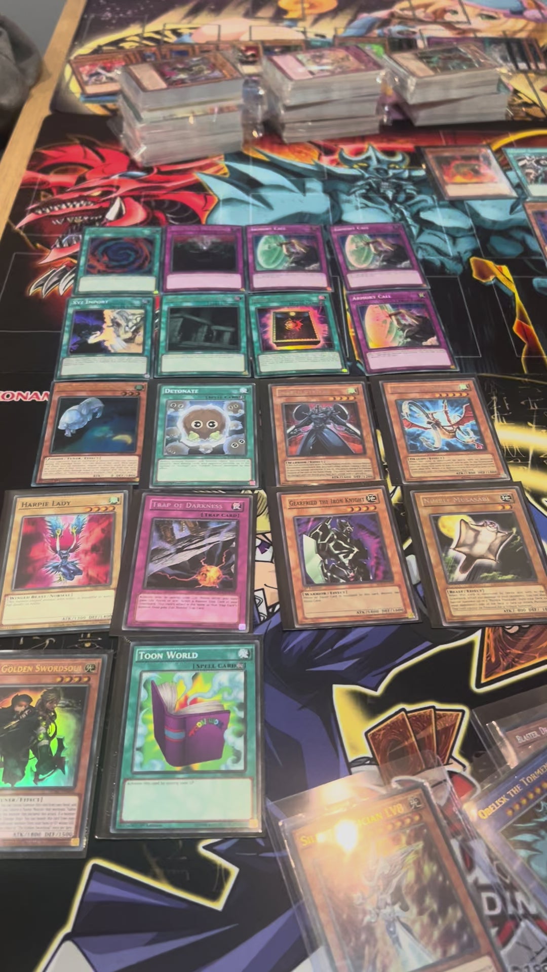 Yu-gi-oh collection bundles with Silent Magician , Egyptian gods + 500 cards!